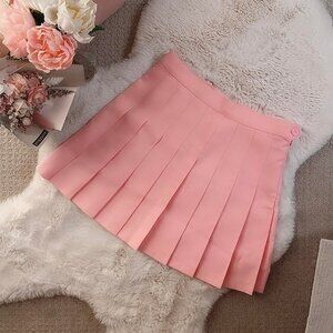American apparel pleated tennis skirt in pink
